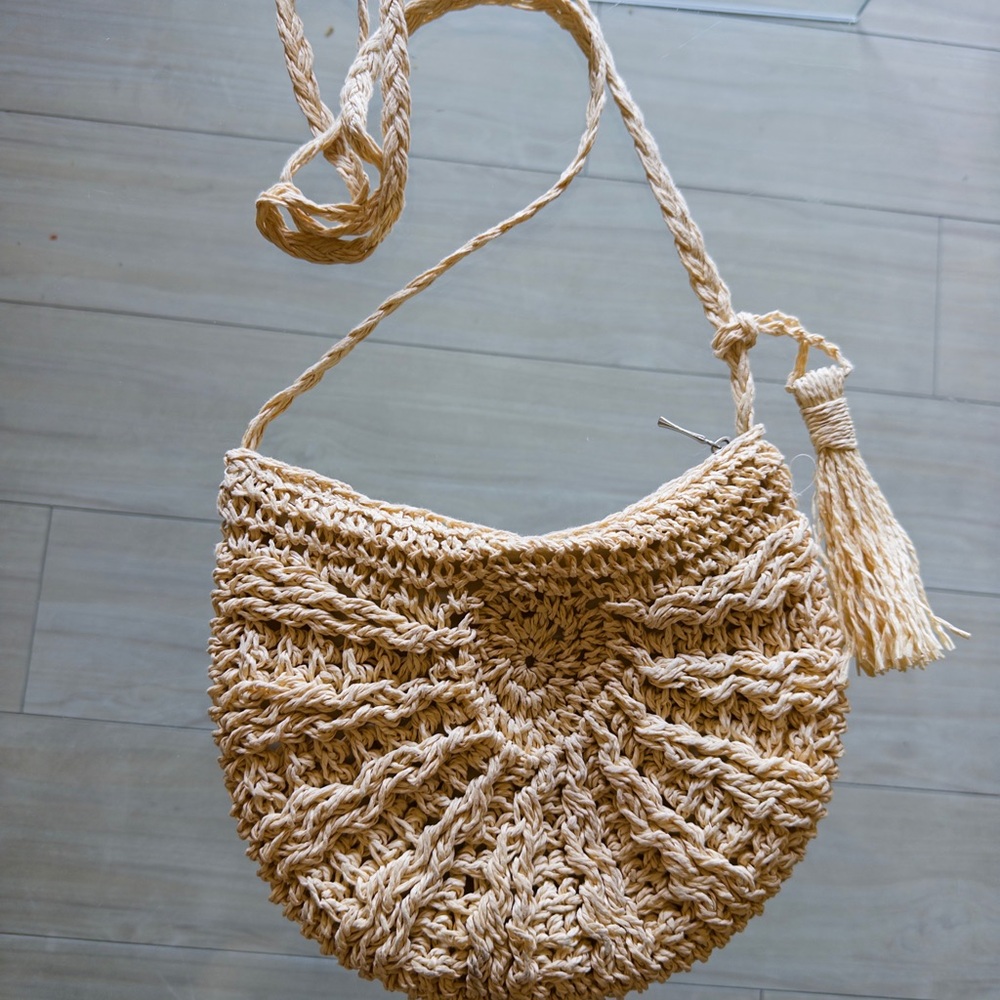 Summer Beige Woven Bag